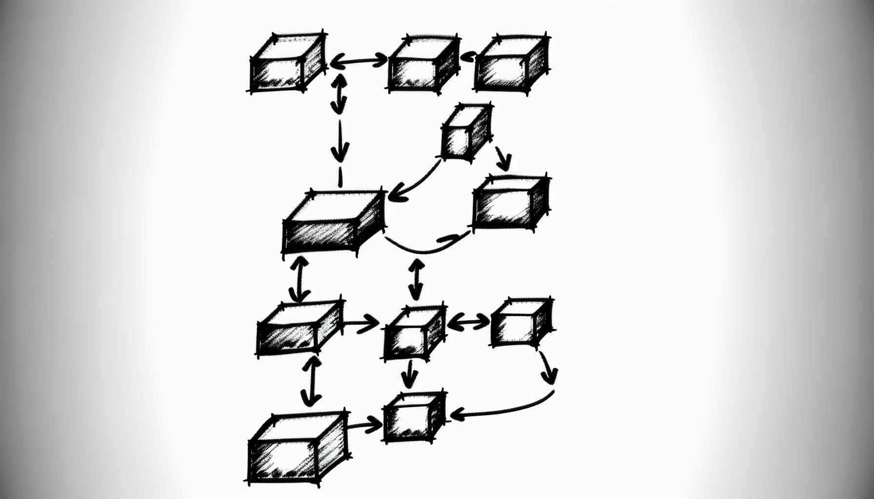 processes boxes linked